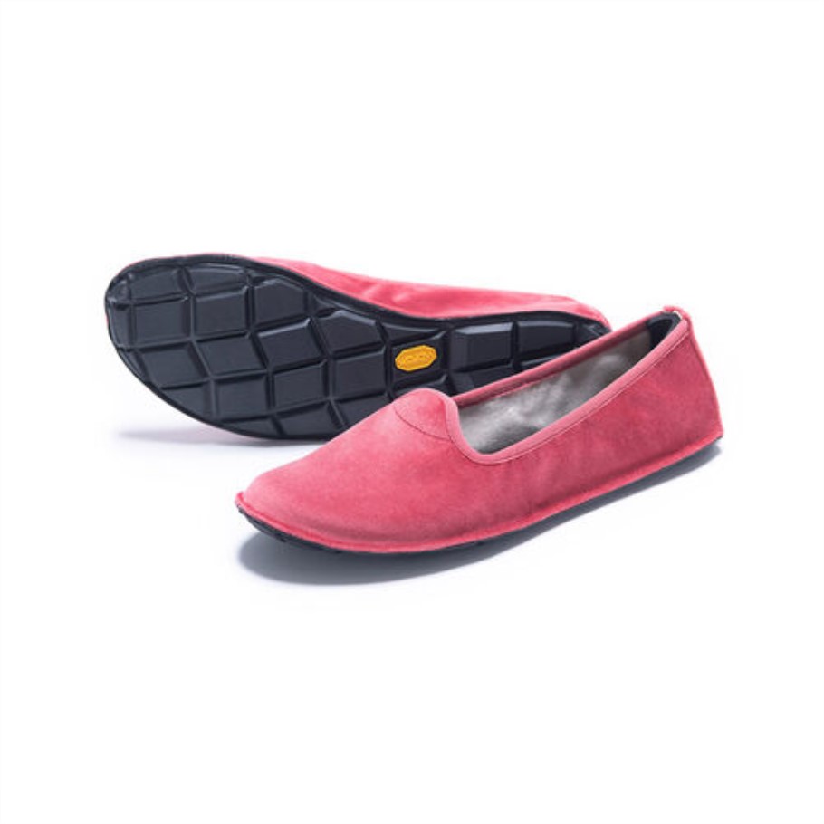 Antique-Pink One Quarter Velvet Vibram